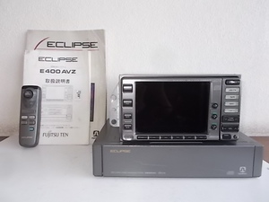 トヨタ KZH106W ハイエース FUJTSU TEN ECLIPSE TV AM/FM TAPE DISC E400AVZ FUJITSU TEN CDナビゲーション E500NAV 取扱説明書付