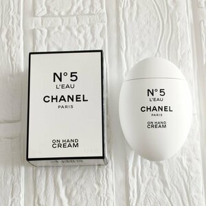 未使用 CHANEL シャネル N°5 ロー ハンドクリーム ボディクリーム 50ml 基礎化粧品 箱付き 105580 ホワイト ◆