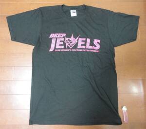 ▼DEEP JEWELS Tシャツ 女子総合格闘技 大島沙緒里　長野美香　村上彩　山崎桃子　杉山しずか SARAMI 浜崎朱加　杉山直歩　