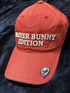 ★ MASTER　BUNNY　EDITIONマスターバニー★パーリーゲイツ★キャップ★赤（レッド）★ユニセックス★フリー★レターパックプラス発送★