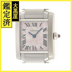 Cartier　カルティエ　タンクフランセーズＳＭ　ハッピーバースデイ　W51031Q3　 クォーツ　 ステンレス【430】2148103629792