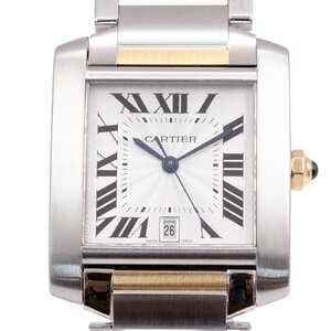 カルティエ Cartier タンクフランセーズ W51005Q4 Cartier Tank 自動巻き 腕時計 メンズ・ユニセックス シルバー