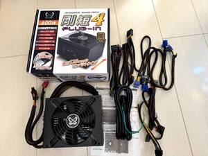 【中古】ATX用電源　剛短4 600W 80PLUS BRONZE