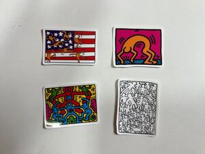 キースヘリング Keith Haring ステッカー 4枚 ポップアート　セット pop art new york NY 90s mjmj