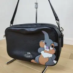 極美品♪ COACH コーチ ショルダーバッグ ポーチ とんすけ ディズニー 黒