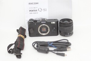 PENTAX ミラーレス一眼 Q-S1 ズームレンズキット [標準ズーム 02 STANDARD ZOOM] ブラック #0093-1296