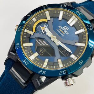 【新品・未使用タグ付き】EDIFICEカシオウオッチ50周年記念　CASIO ソーラー 腕時計