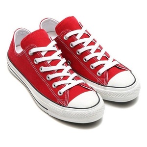 コンバース オールスター 100 カラーズ オックス 22.5cm レッド 赤 CONVERSE ALL STAR 100 COLORS OX チャックテイラー 定番 スニーカー