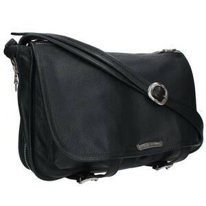 クロムハーツ Chrome Hearts SHOULDER BAG-LARGE サイズ:L ガンスリンガーストラップレザーショルダーバッグ 中古 OS06