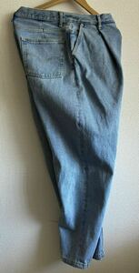 美品 hed mayner ヘドメイナー リーバイス 再構築 プリーツ デニム pleated denim size48