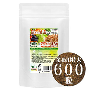 業務用特大パッケージ こうじ酵素 麹 酵素サプリ 酵素麹粒 600粒 熟成137種植物発酵エキス+厳選9種穀物麹 ダブル酵素パワー 約10ヶ月分