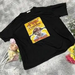 【HONG #】プリントカットソー　ゆるだぼTシャツ　オーバーサイズ