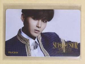 SUPER JUNIOR リョウク RYEOWOOK MAMACITA 日本盤 ミュージックカード ミューカ トレカ photocard