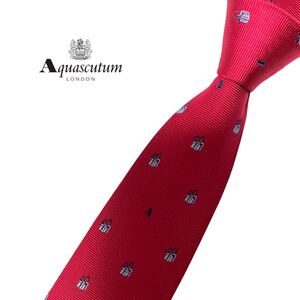 Aquascutum ネクタイ パターン柄 アクアスキュータム USED 中古 m171