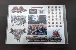 未使用 鉄拳 TEKEEN 7 20周年 THE KING OF IRON FIST TOURNAMENT 2015 ステッカー