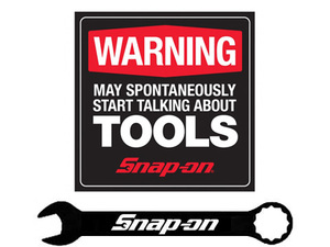 Snap-on（スナップオン）警告 ワーニング メッセージ ステッカー「WARNING DECAL」