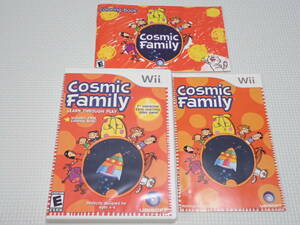 Wii★COSMIC FAMILY 海外版 北米版 Coloring Book付★箱付・説明書付・ソフト付