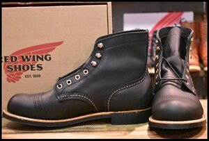 【7.5D 箱付 未使用 24年】レッドウィング 8084 アイアンレンジャー ブラック ハーネス 黒 キャップトゥ ブーツ redwing HOPESMORE