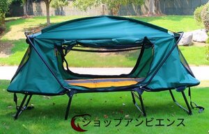 実用品★テント 防雨 オフグラウンドテント 高品質/ 湿り防止　屋外キャンプ 二重 キャンプテント ビーチ釣りテント