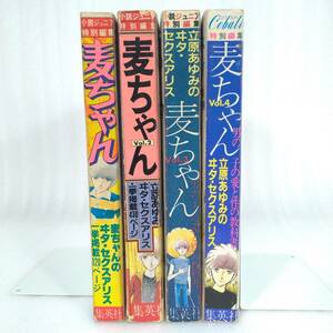 601-604 ★【レア中古】立原あゆみ - 麦ちゃん Vol.1-4 4冊セット 小説ジュニア特別編集 集英社 ★