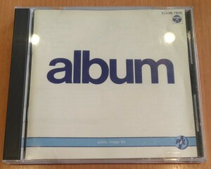 album public image ltd. 廃盤国内盤中古CD パブリック・イメージ・リミテッド アルバム PIL P.I.L. Limited 坂本龍一 33C38-7826 3300円盤