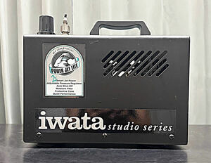 090625★ANEST IWATA/アネスト岩田★エアーブラシ用コンプレッサー★OIL FREE MINI COMPRESSOR★IS-925★123225★ジャンク品