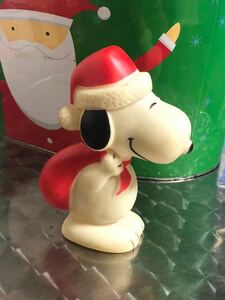 1970s SNOOPY サンタクロース・ソフトビニール　フィギュア 