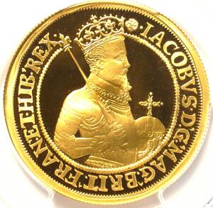 【最高鑑定】2022 イギリス 英国 君主コレクション ジェームズ1世 100ポンド プルーフ 金貨 PCGS PR70DCAM 元箱・説明書・COA付 ( NGC PF )