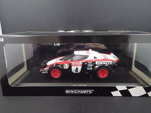 1/18 MINICHAMPS ランチア ストラトス `LANCIA PIRELLI` #4 ALEN/KIVIMAKI(ミニチャンプス、LANCIA、SANREMO、限定456台)