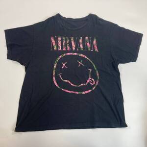 ヴィンテージ　90s　Nirvana　スマイル　花柄　バンドTシャツ