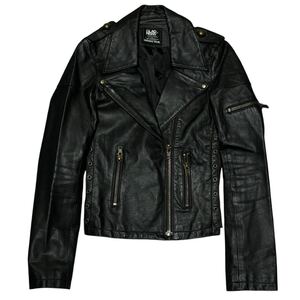 00s GLAD NEWS Japanese Label eather riders jacket ifsixwasnine 14th addiction l.g.b lgb kmrii yasuyuki ishii collection