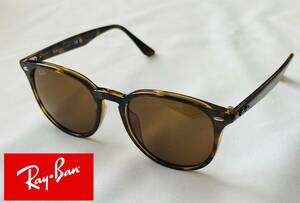 〇館y561 Ray-Ban レイバン サングラス サイズ53 RB4259F 710/73 53□20 150 3N LIGHT HAVANA ダークブラウン ケース 箱付 