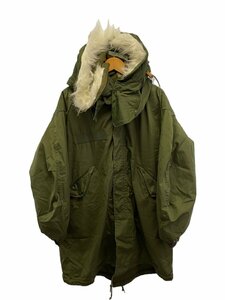 US.ARMY◆70s/フィッシュテール/モッズコート/S/コットン/KHK/8415-782-3217/ライナー付