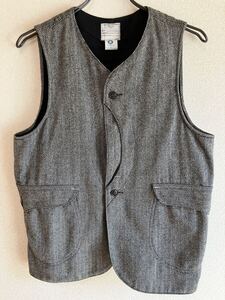 Lサイズ　 ポストオーバーオールズ　 POST OVERALLS ベスト　ロイヤルトラベラー　ヘリンボーン　アメリカ製