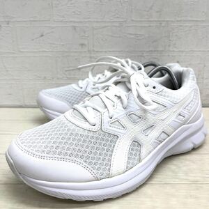 1584◎ asics アシックス 靴 シューズ スニーカー ローカット レースアップ メッシュ カジュアル ホワイト メンズ26.0