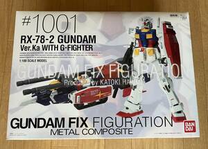 GUNDAM FIX FIGURATION METAL COMPOSITE #1001 RX-78-2 GUNDAM Ver. Ka WITH G-FIGHTER メタルコンポジット