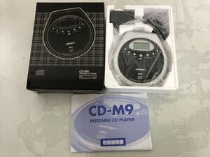 未使用 BOSE CD-M9 ポータブルCDプレーヤー 外箱・取説付 / ボーズ CDプレーヤー MP3 い969a