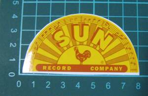 SUN RECORDS　サン・レコード　Rockabilly　■　防水ステッカー