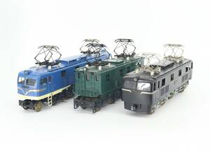 【蔵】Oゲージ 【ED 60 30】【ED 144】【ED 10 52】３個まとめて 鉄道模型 電車 レトロ 中古品 現状品 H-S1008A