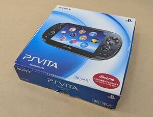 ◎D569/中古処分品!! 旧型 PSVita PCH-1100 3G/Wi-Fiモデル ※未掃除現状お渡し、キズ汚れあり、動作確認、初期化済み/箱傷み