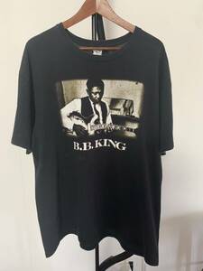 希少BB KING T アンビル00s バンT フォトTブラック ヴィンテージ バンド Tシャツ