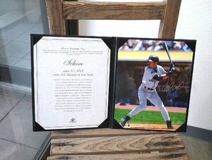 ○イチロー ICHIRO 2001 MVP　フォトサイン マリナーズ　UPPER DECK　古道具のgplus広島2305ｋ