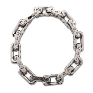 ルイヴィトン ブレスレット モノグラム チェーン メタル サイズL M00309 LOUIS VUITTON アクセサリー メンズ 【安心保証】