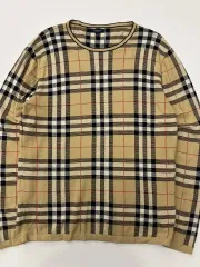 【雷市場（ポンジャン）商品韓国直送】 Burberry BURBERRY(バーバリー ) ノヴァチェック コットン ニット 長袖