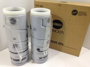 純正 新品 MINOLTA MT TONER 201A トナー 2本セット EP-2050 EP-201C コニカミノルタ インク カートリッジ ボトル 交換 サプライ 純正