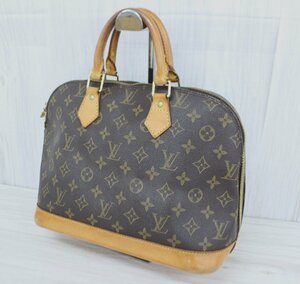 【行董】LOUIS VUITTON ルイヴィトン ハンドバッグ モノグラム アルマ モノグラムキャンバス ブラウン レディース DS777ABA32