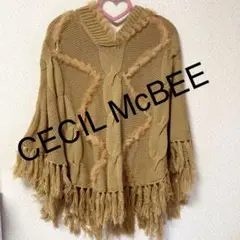 CECIL McBEE　ニットポンチョ