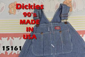 ディッキーズ オーバーオール USA製 15161m ヒッコリー Dickies