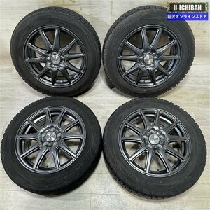 シエンタ 等 ファイナルスピード GRγ 6-15+45 5H100 ダンロップ WM01 185/60R15 15インチ スタッドレス 4本セット 009k