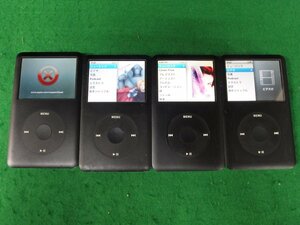 ユ■IP589　♪Apple iPod classic 80GB 4台セット Model No:A1238 ジャンク